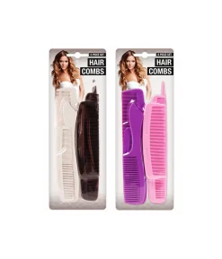 Hair Comb Set Assorted 6pc