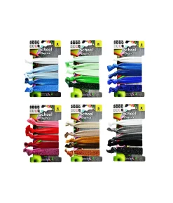 Hair Elastics Assorted 5pk