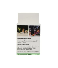 Half Round Desktop Blackboard 10×2.4×8.5cm 6pc