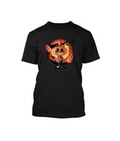 Halloween Design Black T Shirt