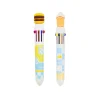 Hamburger Food Multicolor Pen 10 colors Assorted