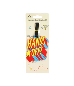 Hands off Luggage Tag 10 x 7cm