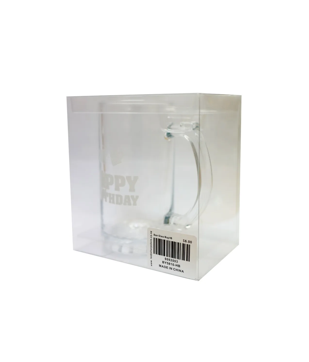 Happy Birthday Beer Glass Mug