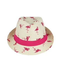 Hawaiian Flamingo Fedora Hat