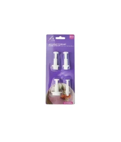 Heart Fondant Plunger Cutters 4pc