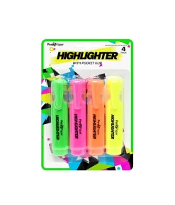 Highlighters Mixed 4pk