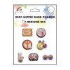 Hippie Shoe Charms 20pc