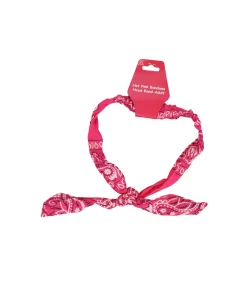 Hot Pink Bandana Head Band Adult