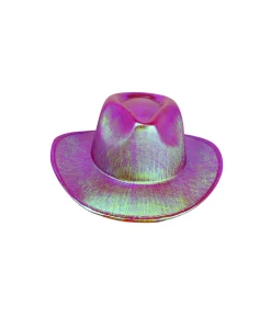 Hot Pink Iridescent Cowboy Hat