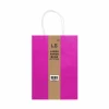 Hot Pink Large Paper Bag 2pcs