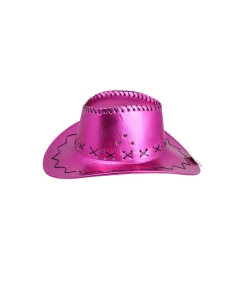 Hot Pink Metallic Cowboy Hat