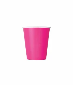 Hot Pink Paper Cups 20X9oz