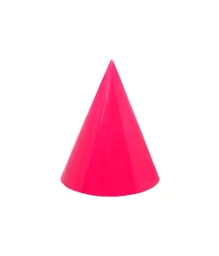 Hot Pink Party Hats 10pcs