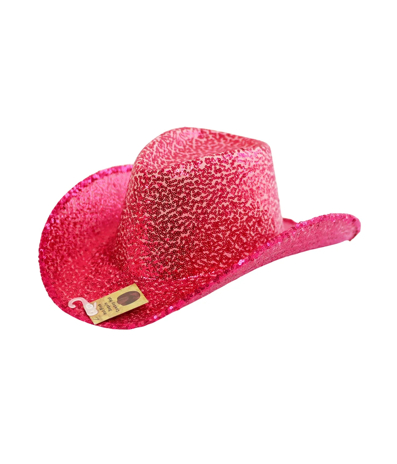 Hot Pink Sequin Cowboy Hat