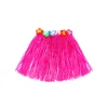 Hot Pink Short Hula Skirt 40cm