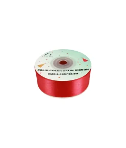 Hot Pink Solid Colour Satin Ribbon 2.5cm