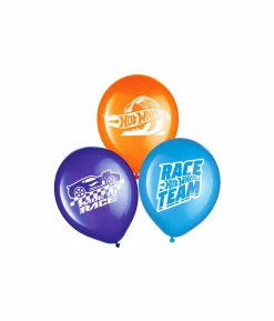 Hot Wheels Latex Balloons 6pc