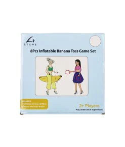 Inflatable Banana Toss Game Set 8pc