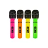 Inflatable Neon Microphone Assorted 40cm