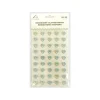 Iridescent Heart Rhinestone Stickers 45pc
