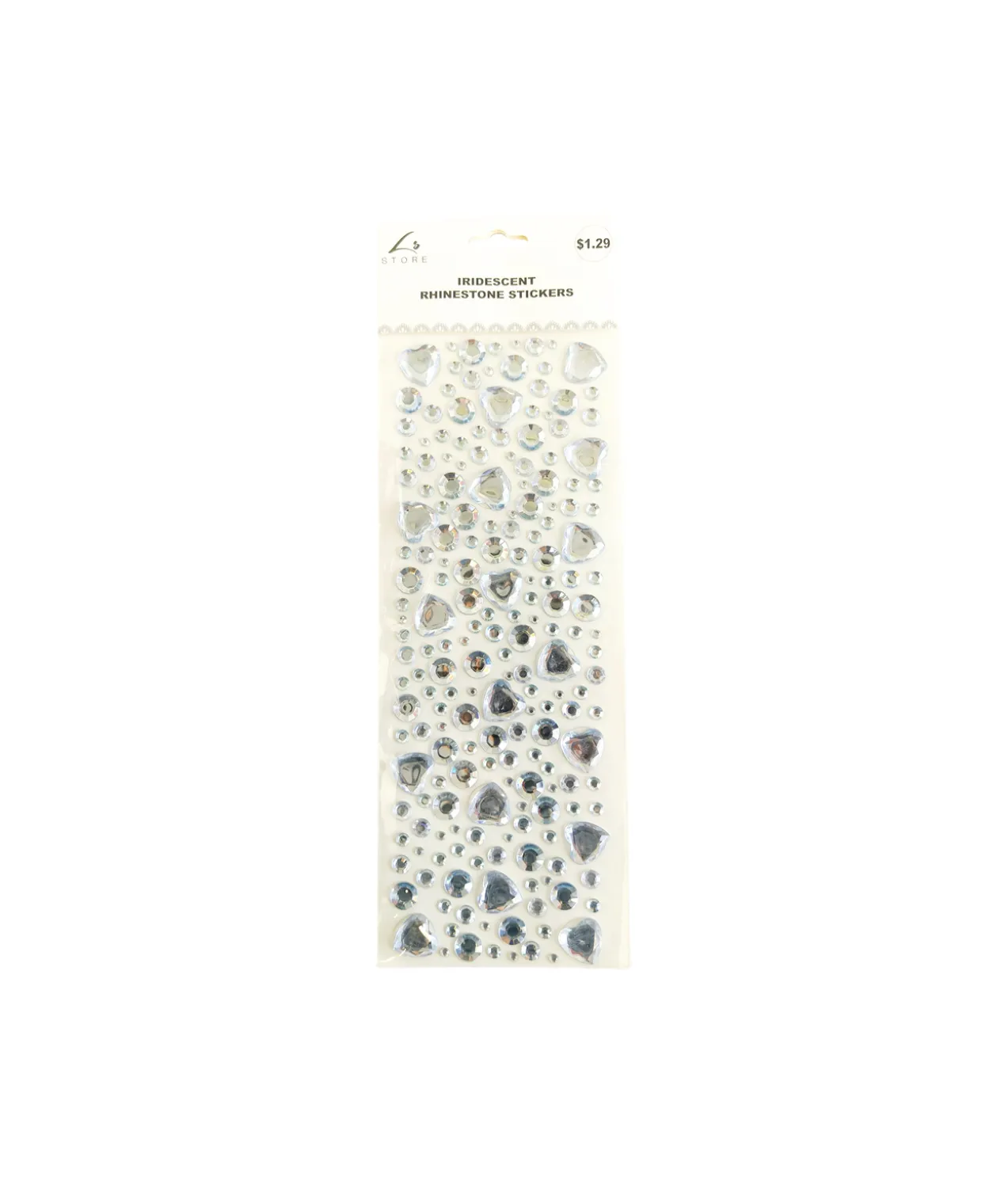 Iridescent Mixed Rhinestone Stickers