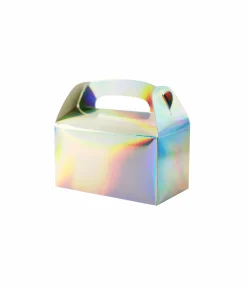 Iridescent Paper Treat Box 6pc (Side Seal)