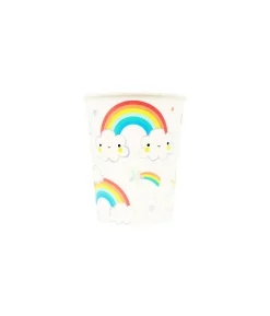 Iridescent Rainbow Paper Cups 12pc 9oz