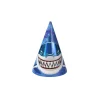 Iridescent Shark Paper Hats 12pk