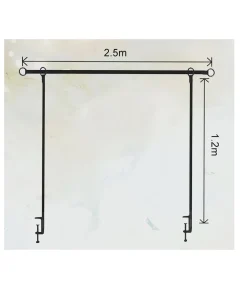 Iron Adjustable Table Arch Bracket 2.5×1.2m