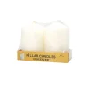 Ivory Pillar Candle 2pc 525g
