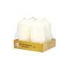 Ivory Pillar Candle 4pc 60g
