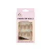 Ivory Round Press On Nails 24pc