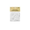 Jumbo Crepe Paper Streamers White 4pk
