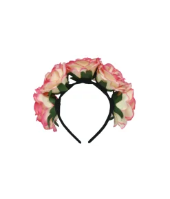 Jumbo Rose Headband Pink