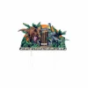 Jurassic Into The Wild Acrylic Cake Topper