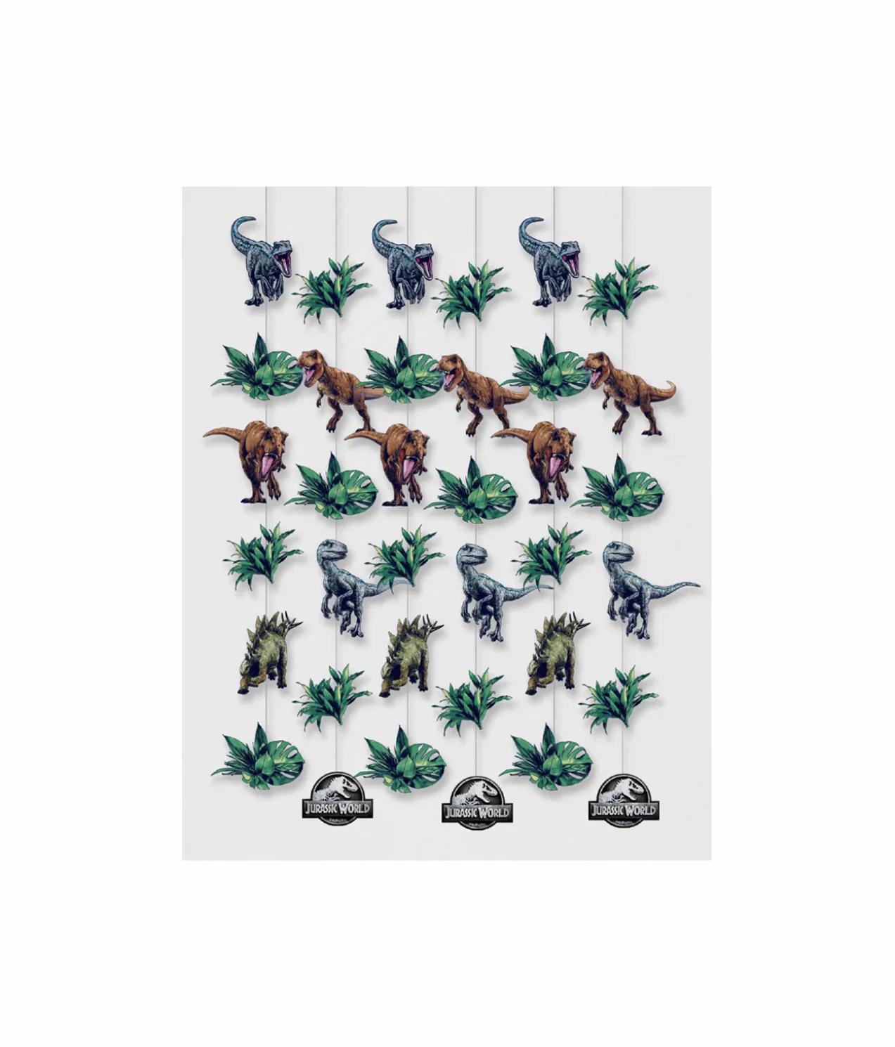 Jurassic Into The Wild Hanging String Decorations