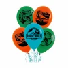 Jurassic Into The Wild Latex Balloons 5pc