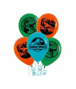 Jurassic Into The Wild Latex Balloons 5pc