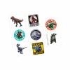 Jurassic Into The Wild Tattoos 8pc
