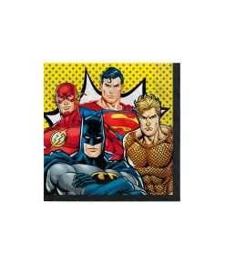 Justice League Lunch Napkins 16pk