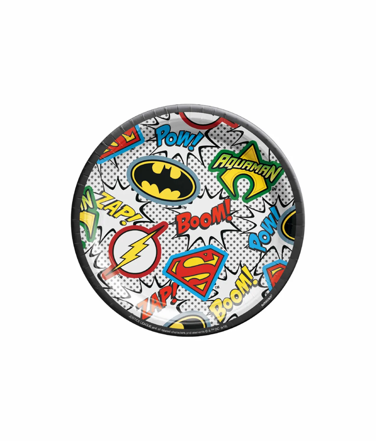 Justice League Paper Plates 8pk