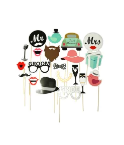 Just Married Party Photo Props