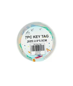 Key Tags 7pc 2.9×5.5cm