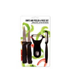 Kitchen Knife & Peeler Set 4pc