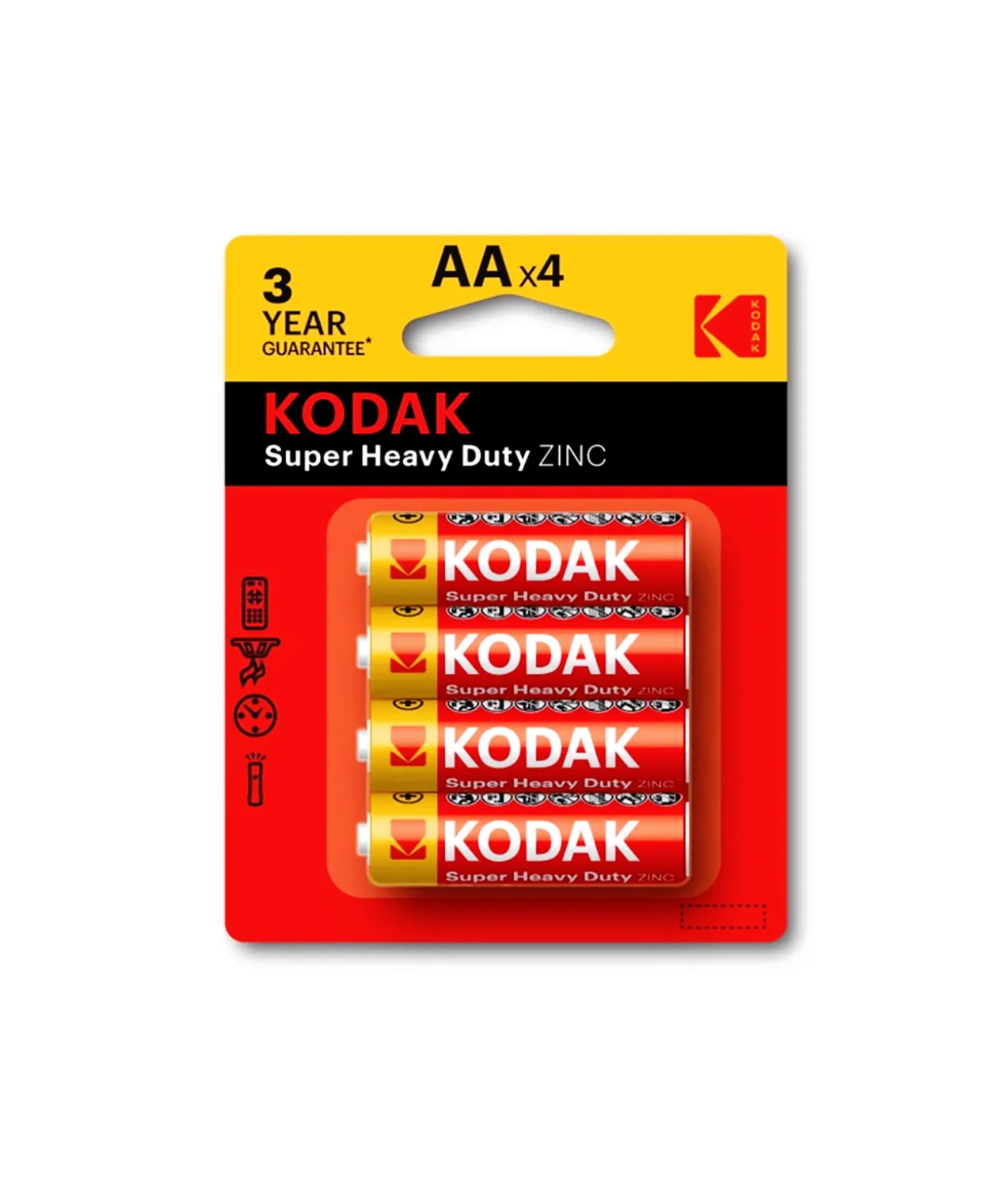 Kodak Heavy Duty Battery AA 4pk