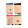 Kraft Notebook With Pen Assorted