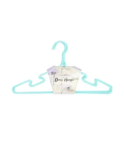 Laminated Dress Hangers 5pk Assorted