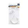 Laminated S-Shape Hooks 3pk
