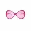 Large Hot Pink Bow Shape Party Glasses