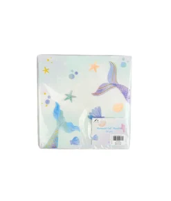Large Mermaid Tail Napkin 20pcs